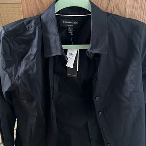 Black banana republic button up